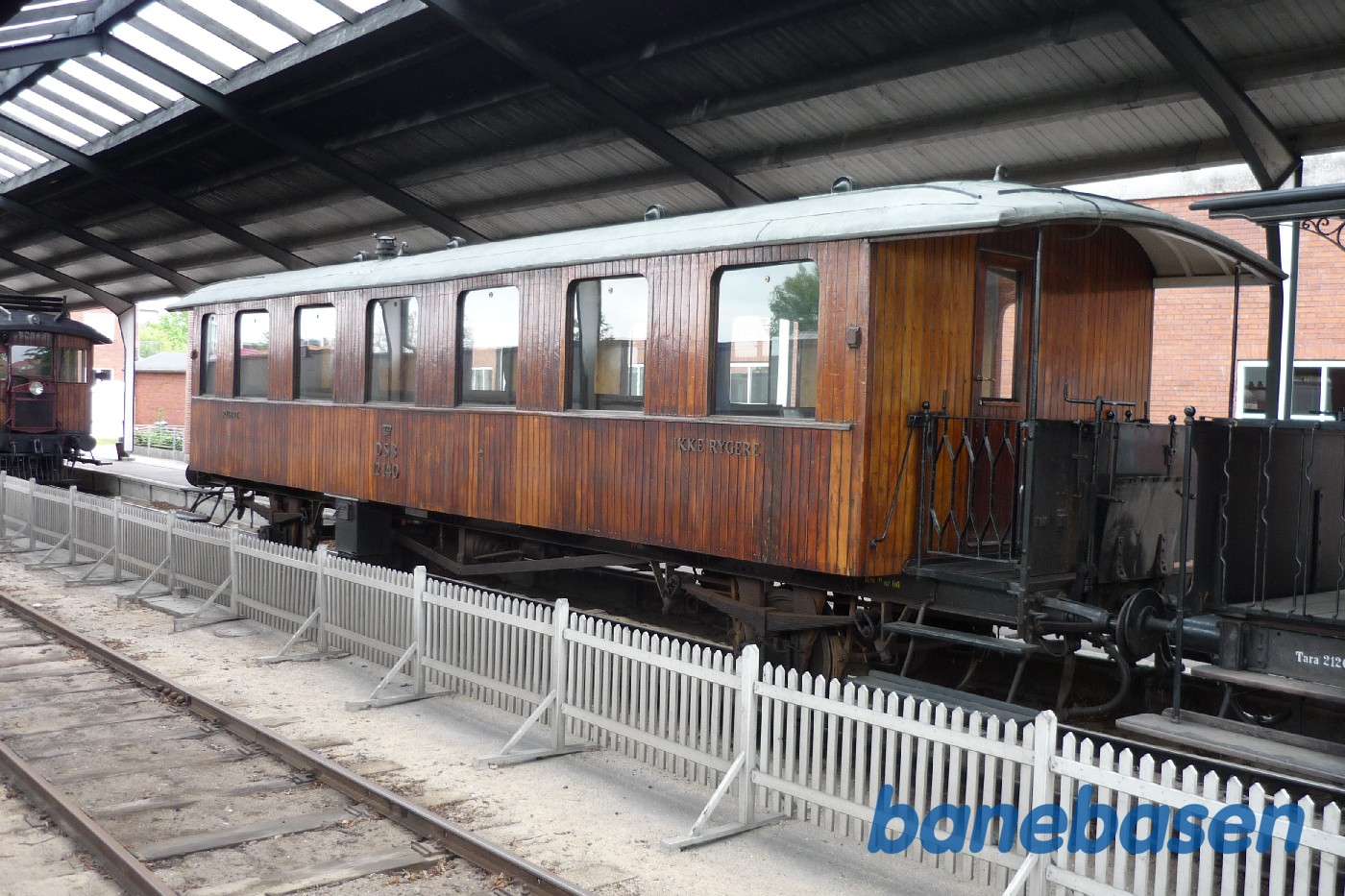 Danmarks Jernbanemuseeum. DSB Fe 12140 i udstillingen Danmarks Jernbanemuseeum. DSB Fe 12140 i udstillingen