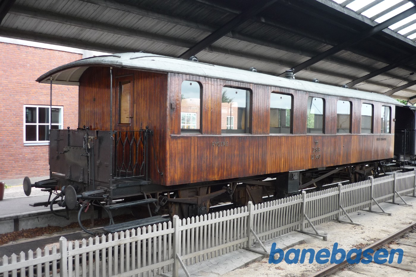 Danmarks Jernbanemuseeum. DSB Fe 12140 i udstillingen Danmarks Jernbanemuseeum. DSB Fe 12140 i udstillingen