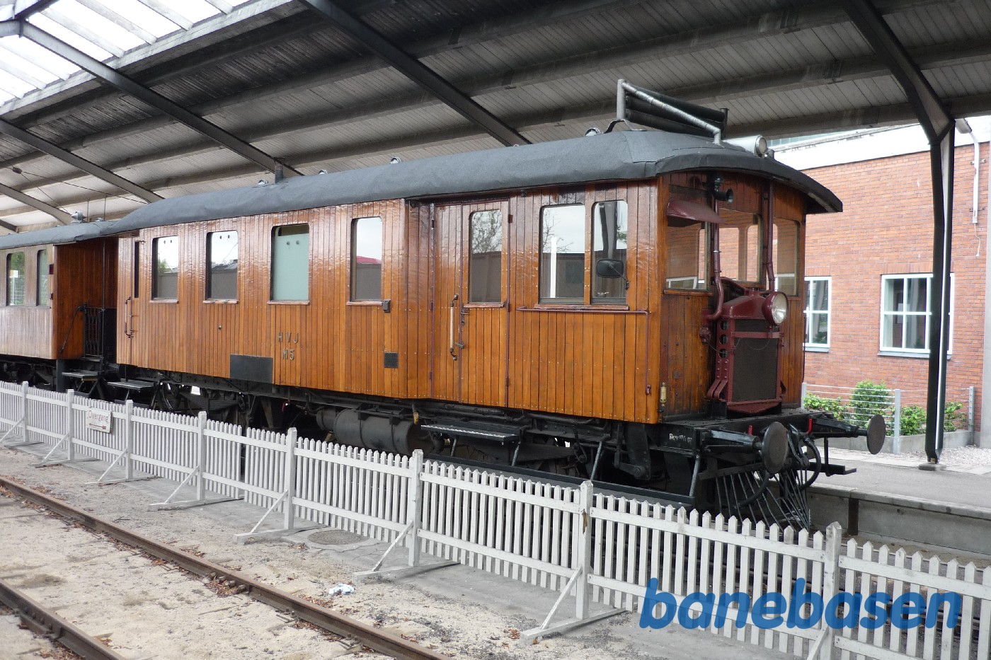 Danmarks Jernbanemuseeum. HVJ M 5 i udstillingen Danmarks Jernbanemuseeum. HVJ M 5 i udstillingen