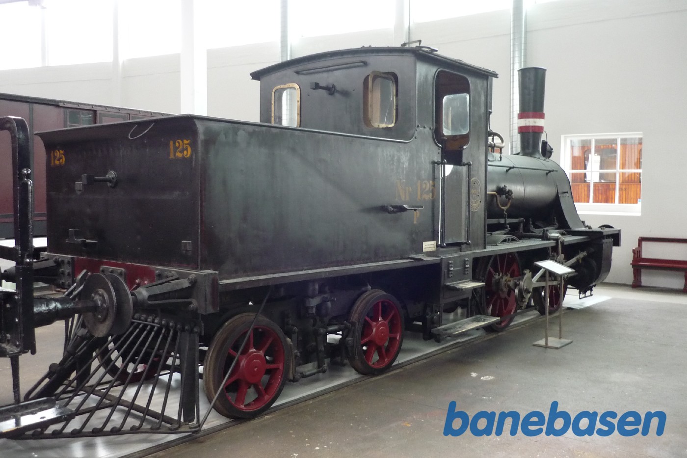 Danmarks Jernbanemuseeum. DSB P 125 Danmarks Jernbanemuseeum. DSB P 125