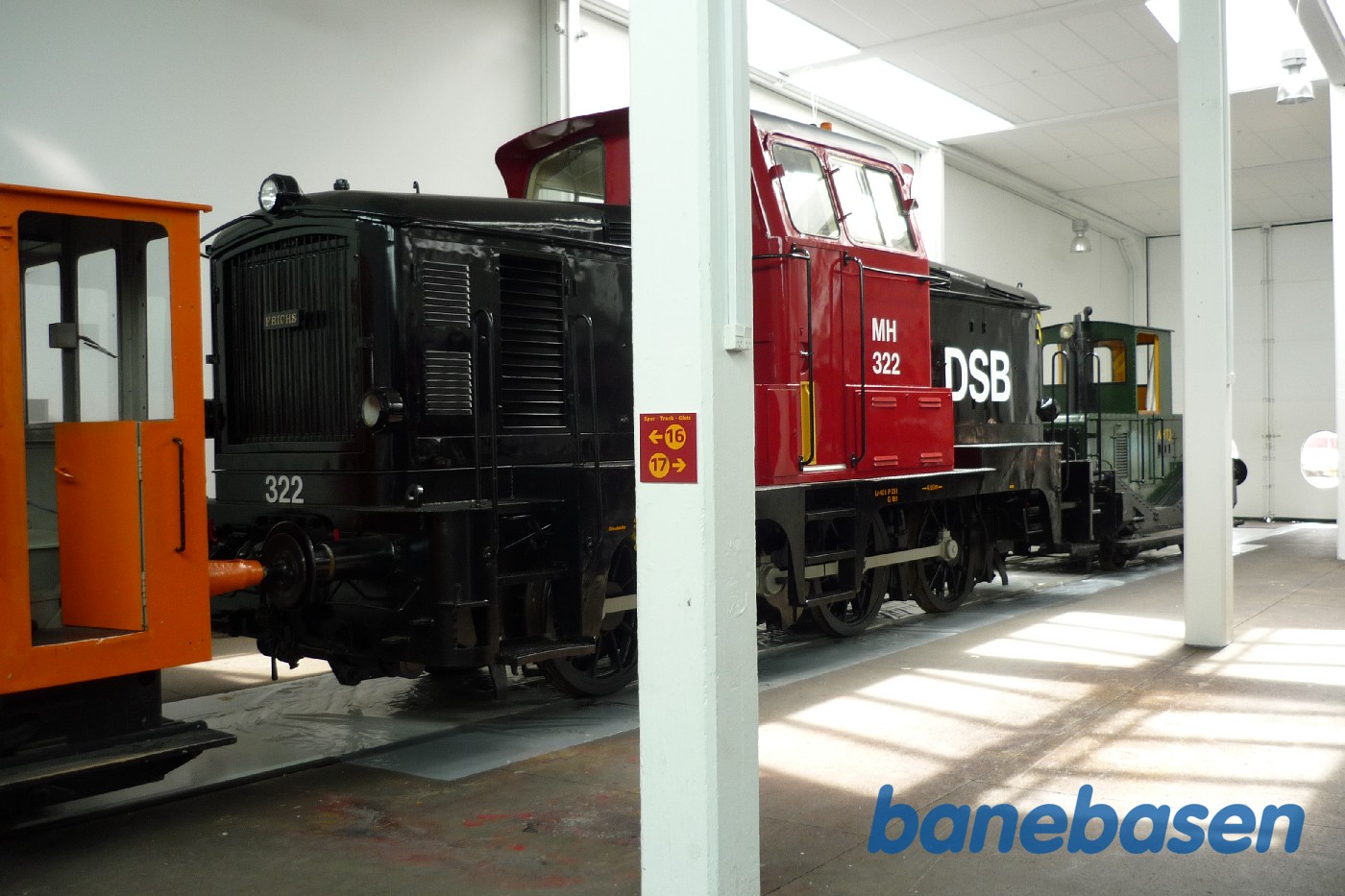 Danmarks Jernbanemuseeum. DSB Mh 322 Danmarks Jernbanemuseeum. DSB Mh 322