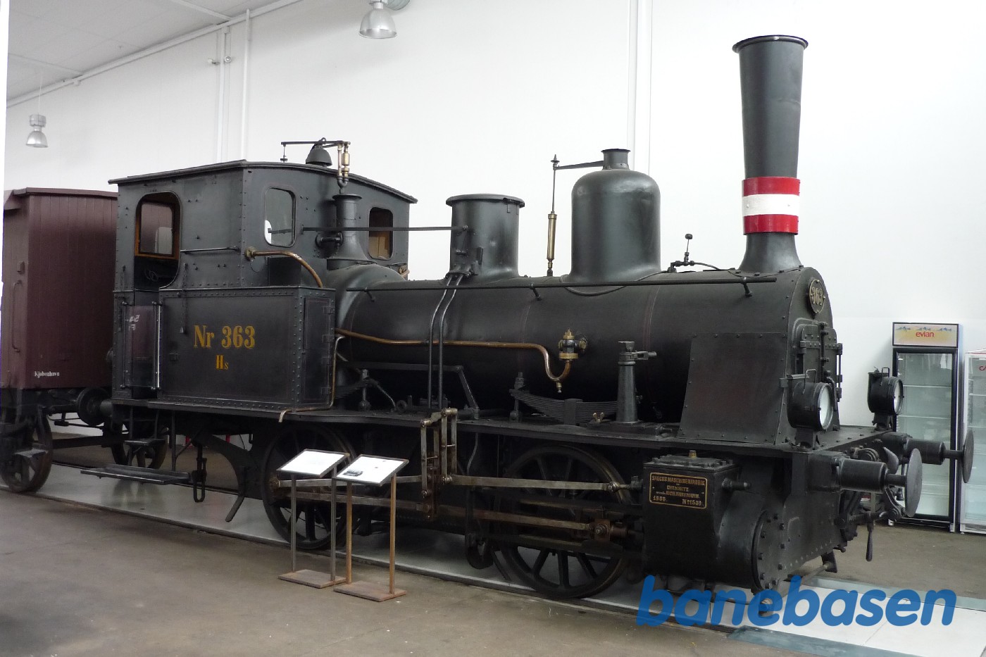 Danmarks Jernbanemuseeum. DSB Hs 363 Danmarks Jernbanemuseeum. DSB Hs 363