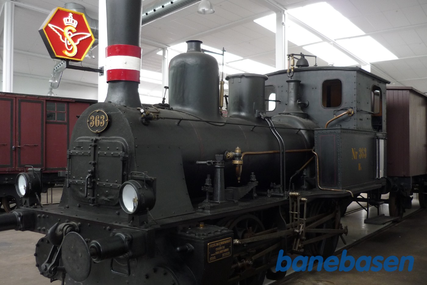Danmarks Jernbanemuseeum. DSB Hs 363 Danmarks Jernbanemuseeum. DSB Hs 363