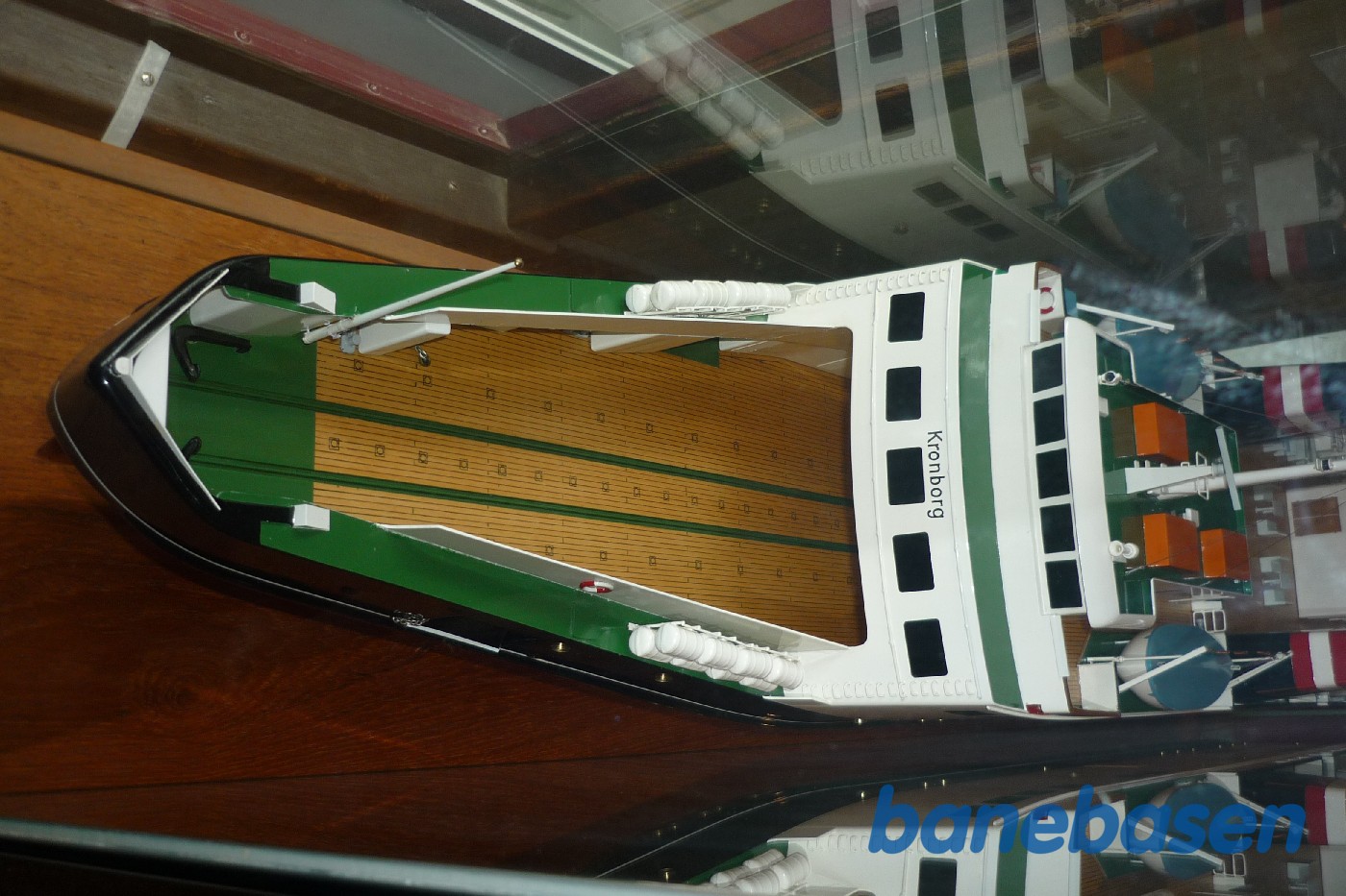 Danmarks Jernbanemuseeum. Model af færgen Kronborg. Danmarks Jernbanemuseeum. Model af færgen Kronborg.