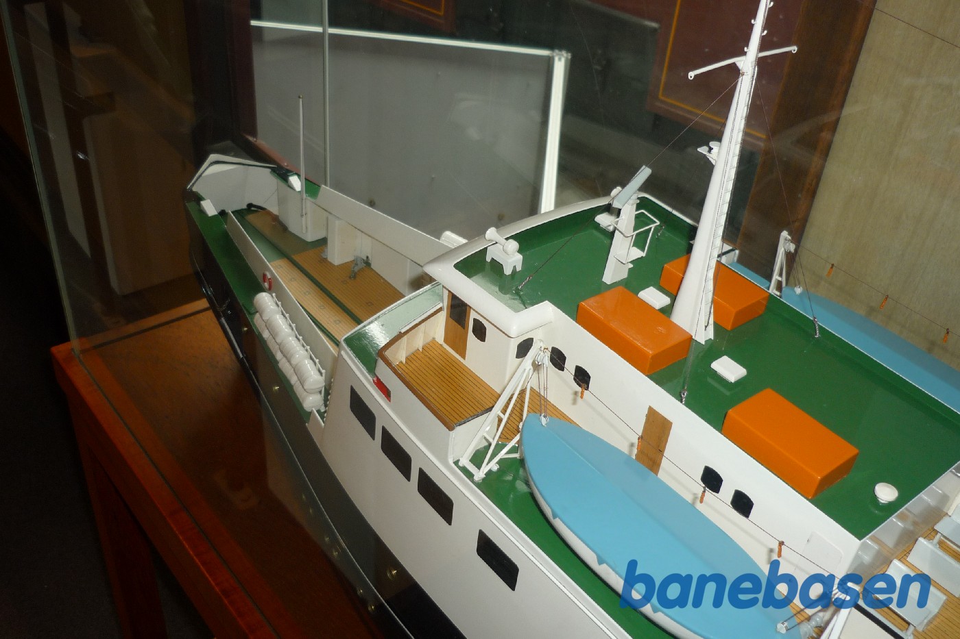 Danmarks Jernbanemuseeum. Model af færgen Kronborg. Danmarks Jernbanemuseeum. Model af færgen Kronborg.