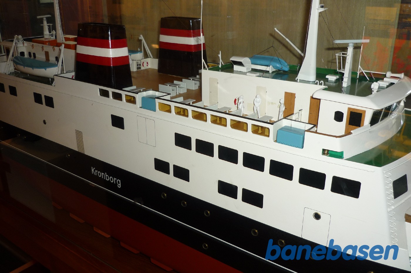 Danmarks Jernbanemuseeum. Model af færgen Kronborg. Danmarks Jernbanemuseeum. Model af færgen Kronborg.