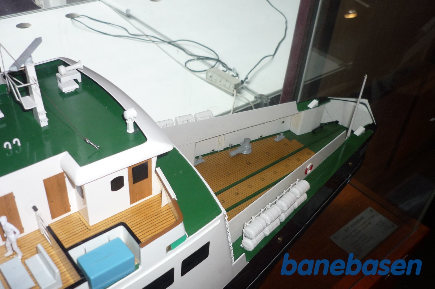 Danmarks Jernbanemuseeum. Model af færgen Kronborg. Danmarks Jernbanemuseeum. Model af færgen Kronborg.