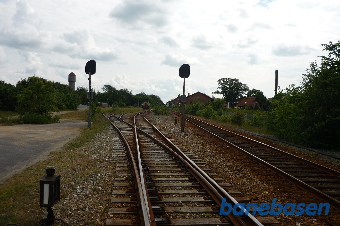Ribe station. Sporanlæg Ribe station. Sporanlæg
