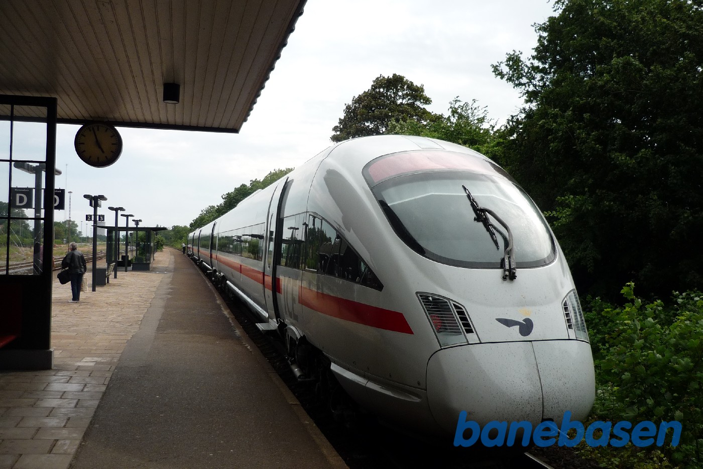 Vordingborg station. ICE tog Vordingborg station. ICE tog