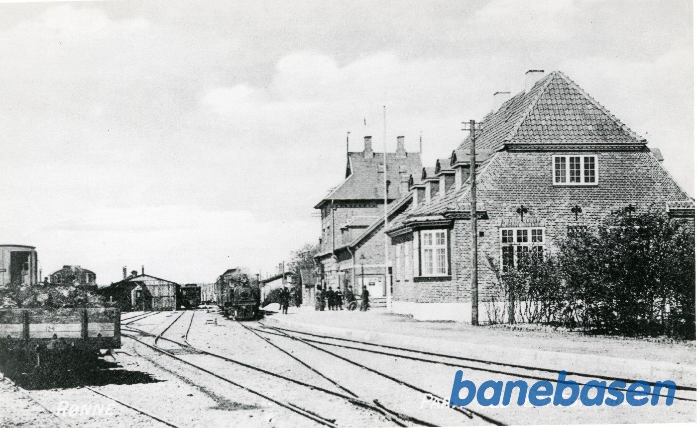 Parti fra Rønne H station Parti fra Rønne H station