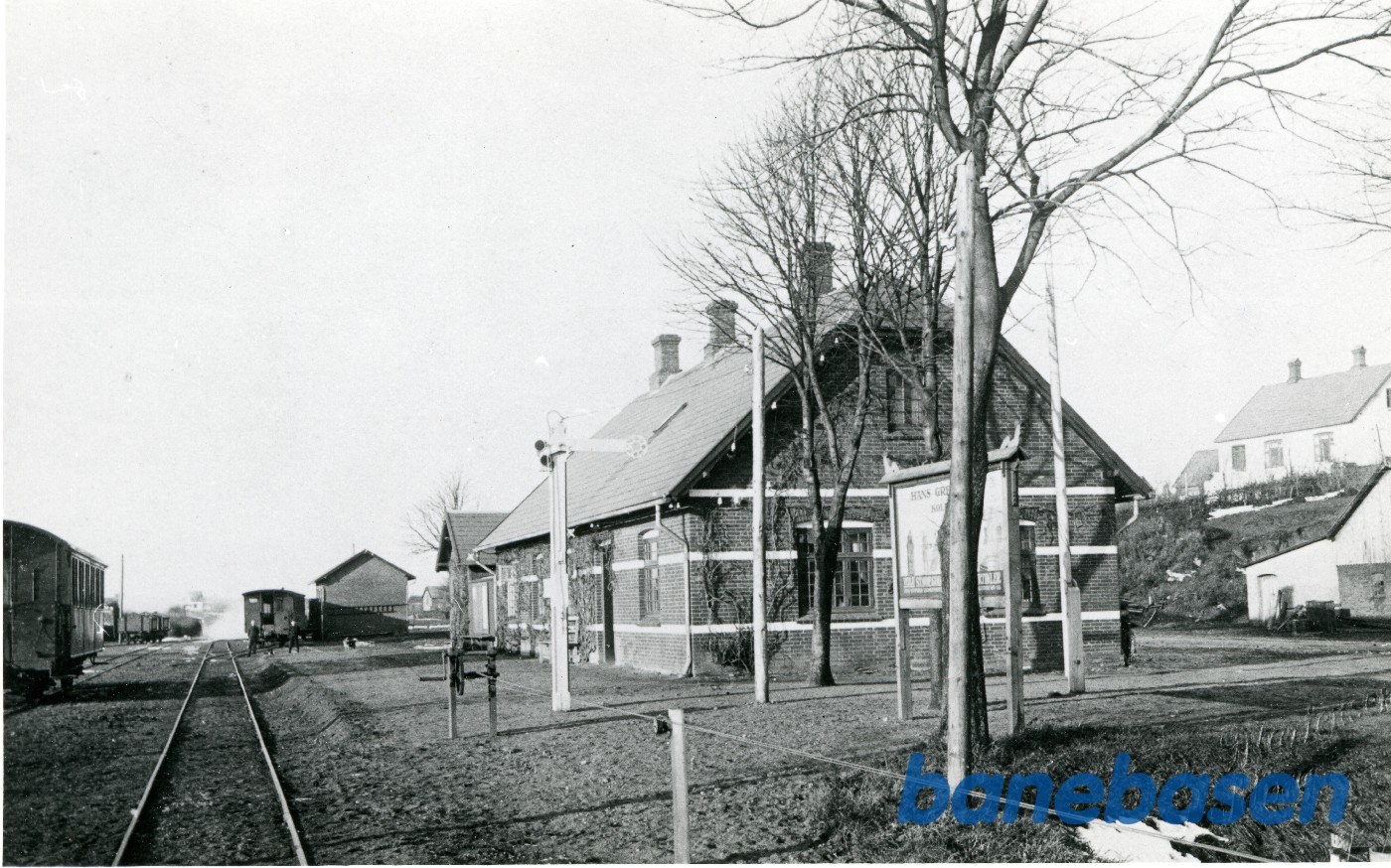 Egtved station fra perronsiden Egtved station fra perronsiden