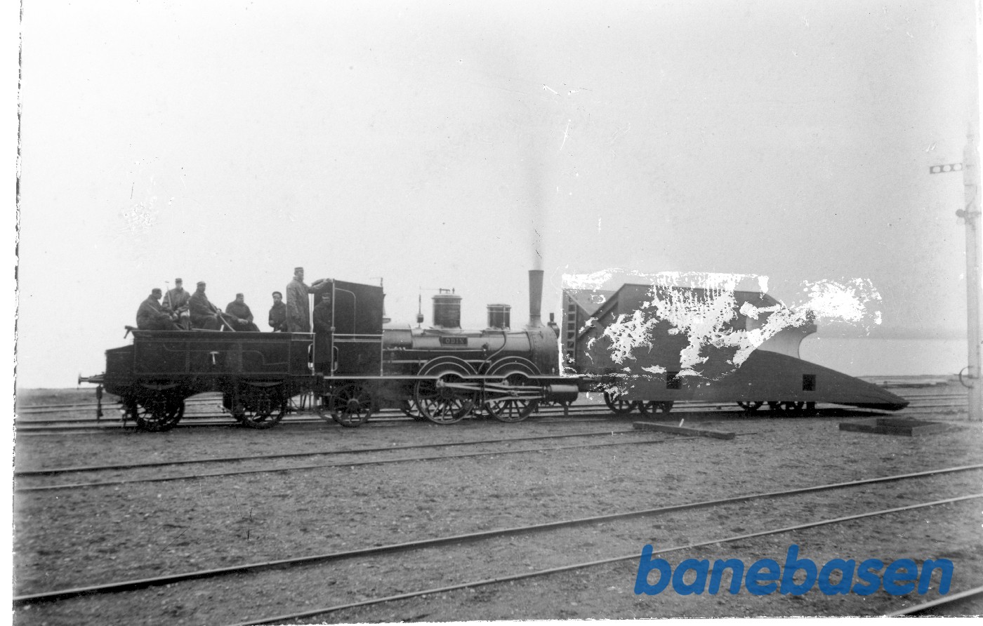 Damplokomotiv nr. 1 "ODIN" + sneplov RFB 1 Damplokomotiv nr. 1 "ODIN" + sneplov RFB 1