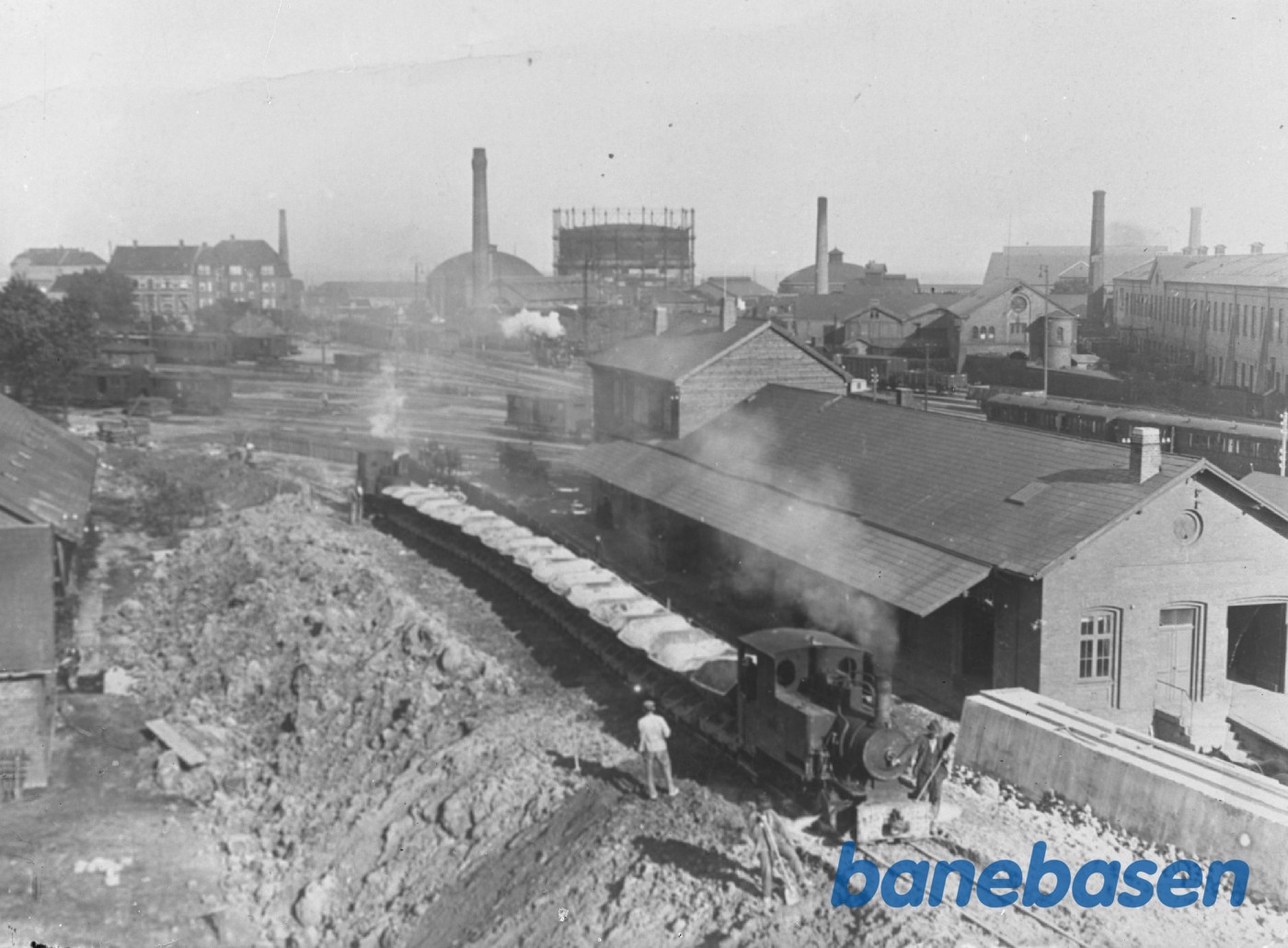 Anlægsarbejde i forb. med ny banegård Anlægsarbejde i forb. med ny banegård