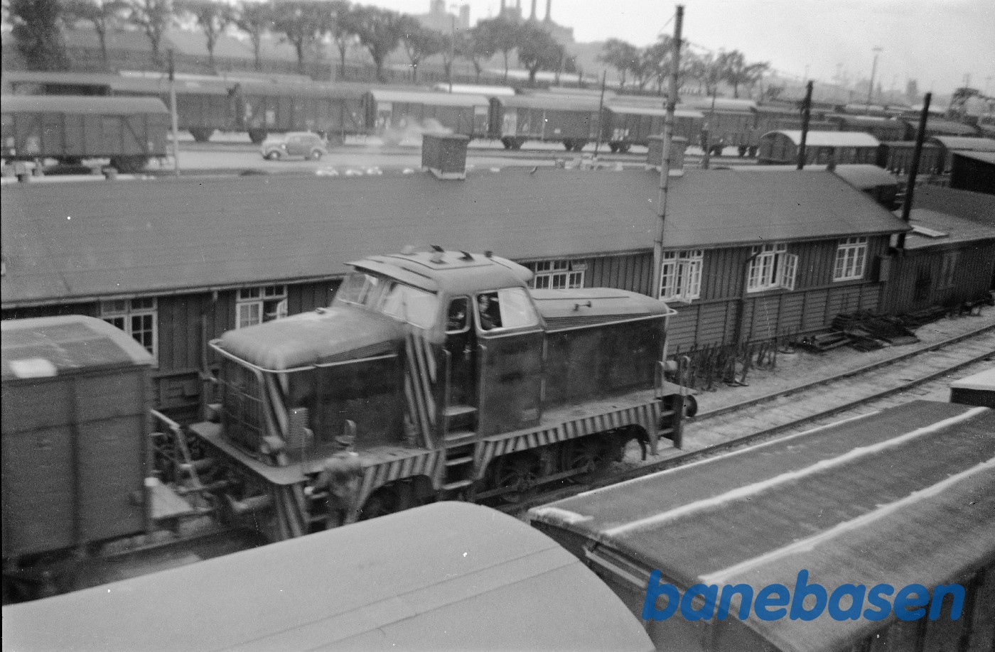 Østerport. Rangering med tyskbygget MH Østerport. Rangering med tyskbygget MH