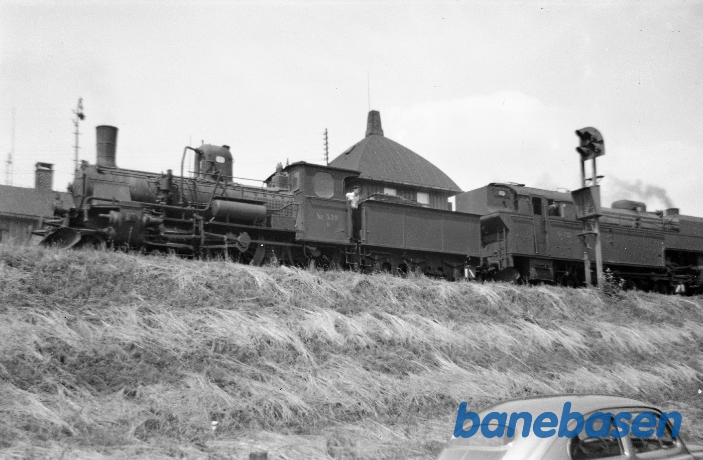 GB. S 723 og K 539 ved Det gule Palæ GB. S 723 og K 539 ved Det gule Palæ