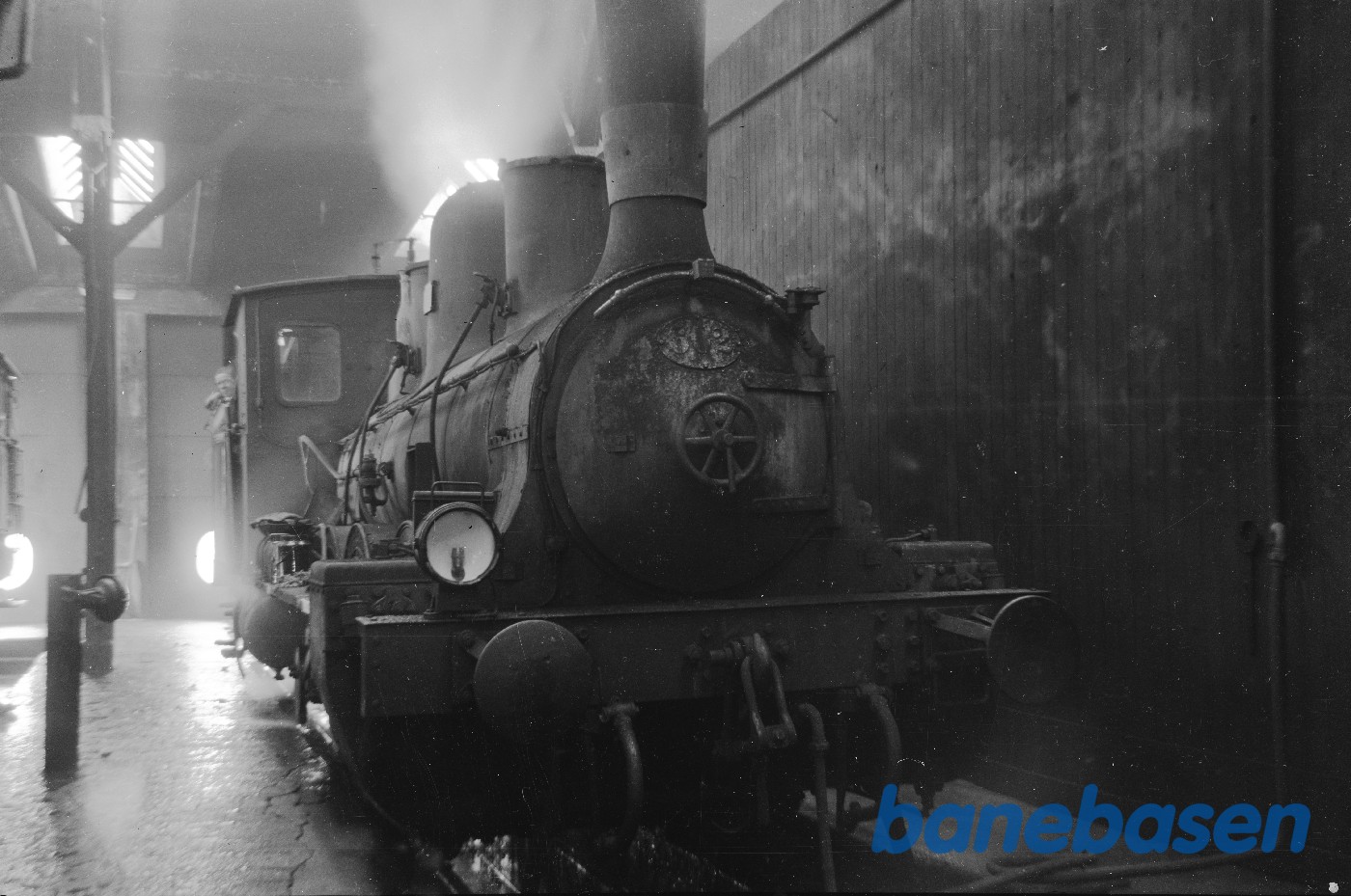 København GB. Remisen med G 602varmemaskine København GB. Remisen med G 602varmemaskine