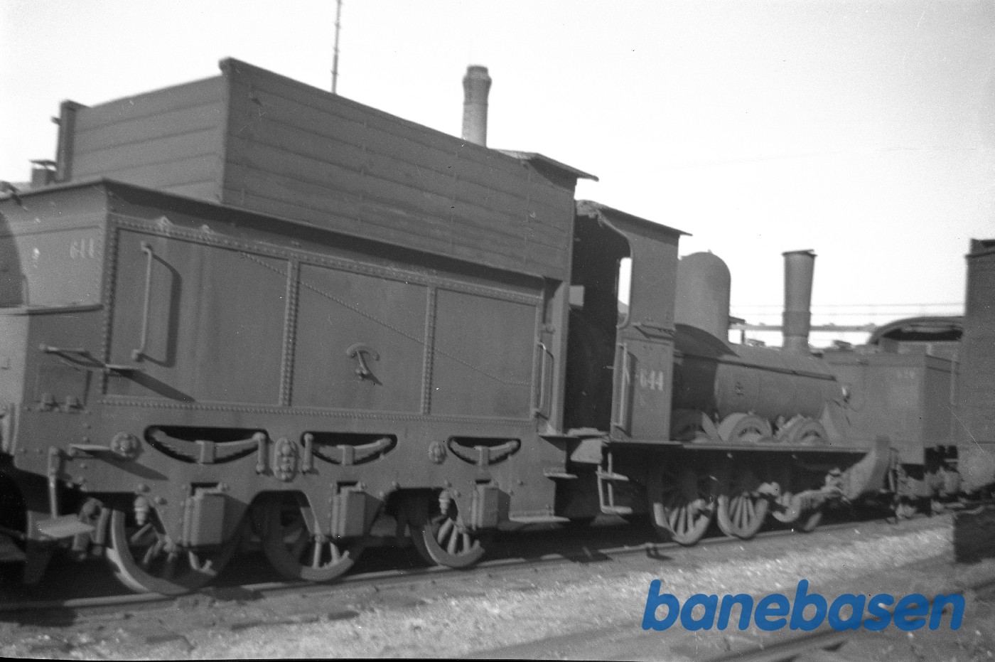 København GB. Hensat G 644 med Fs Tender København GB. Hensat G 644 med Fs Tender