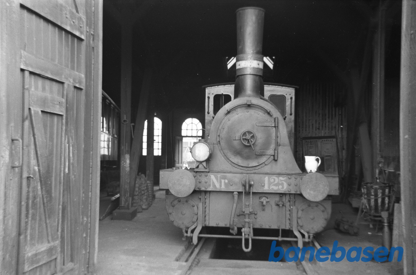P 125 i remisen på Østerport P 125 i remisen på Østerport