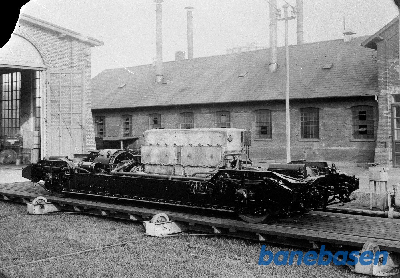 Maskintruck monteret med B&W-motor - til motorvogn til SFJ, OMB eller VLTJ Maskintruck monteret med B&W-motor - til motorvogn til SFJ, OMB eller VLTJ