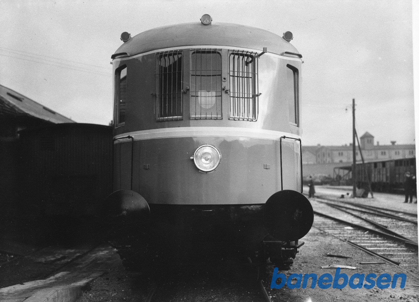 Billede af fronten på DSB MS lyntog Billede af fronten på DSB MS lyntog