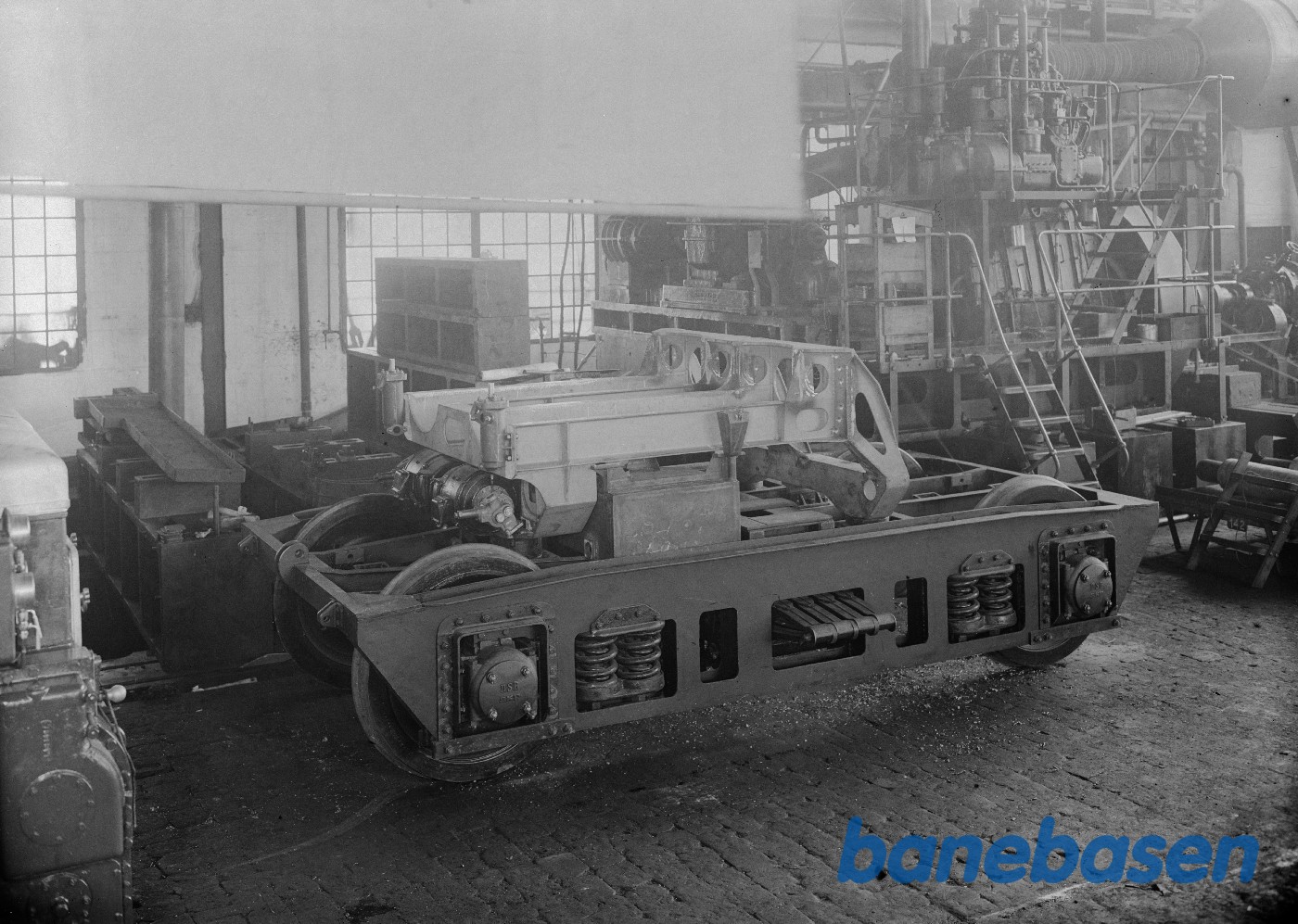 Makinbogie til MO 211 leveret af Scandia klar til montage af B&W-motor Makinbogie til MO 211 leveret af Scandia klar til montage af B&W-motor