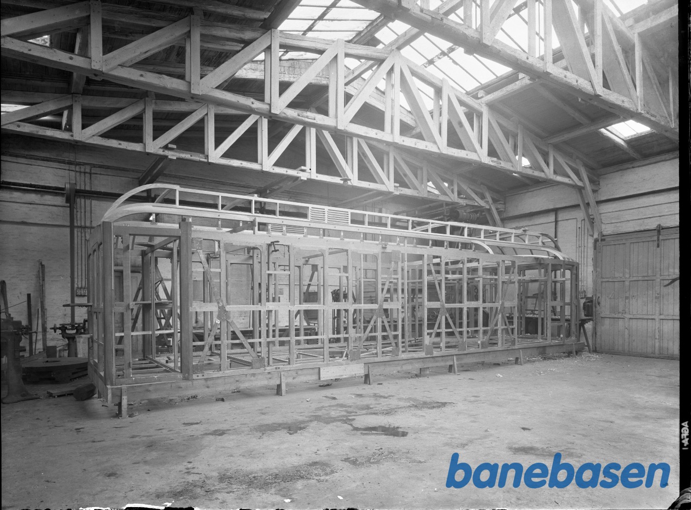 Bygning af vognkassen til DSB MW Bygning af vognkassen til DSB MW