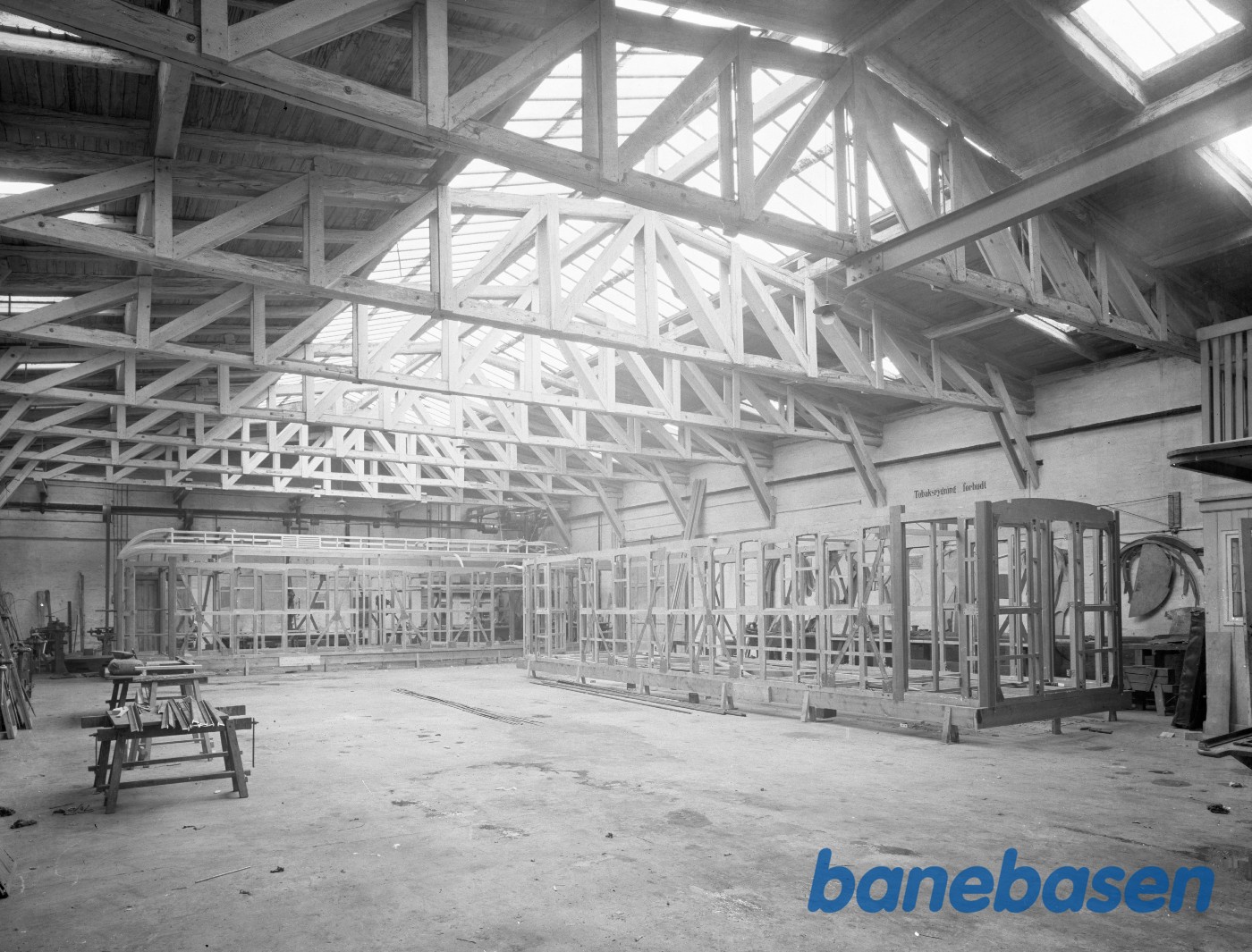 Bygning af vognkassen til DSB MW Bygning af vognkassen til DSB MW