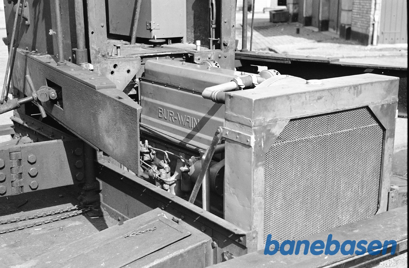 DSB traktor 52 ombygget med en BurWain-dieselmotor DSB traktor 52 ombygget med en BurWain-dieselmotor