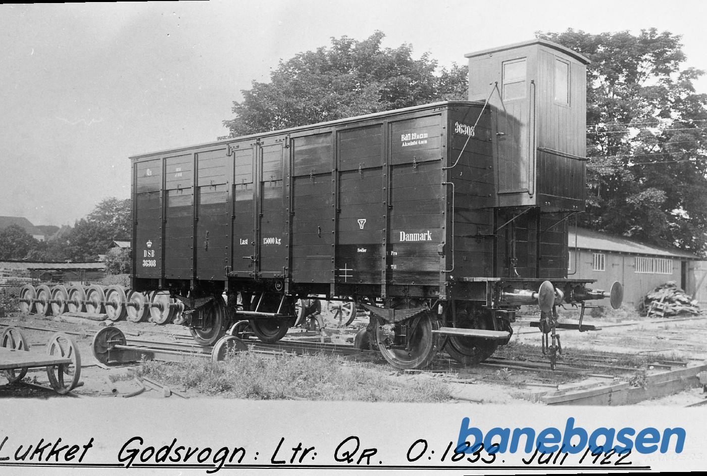 DSB lukket godsvogn ltr. QR DSB lukket godsvogn ltr. QR