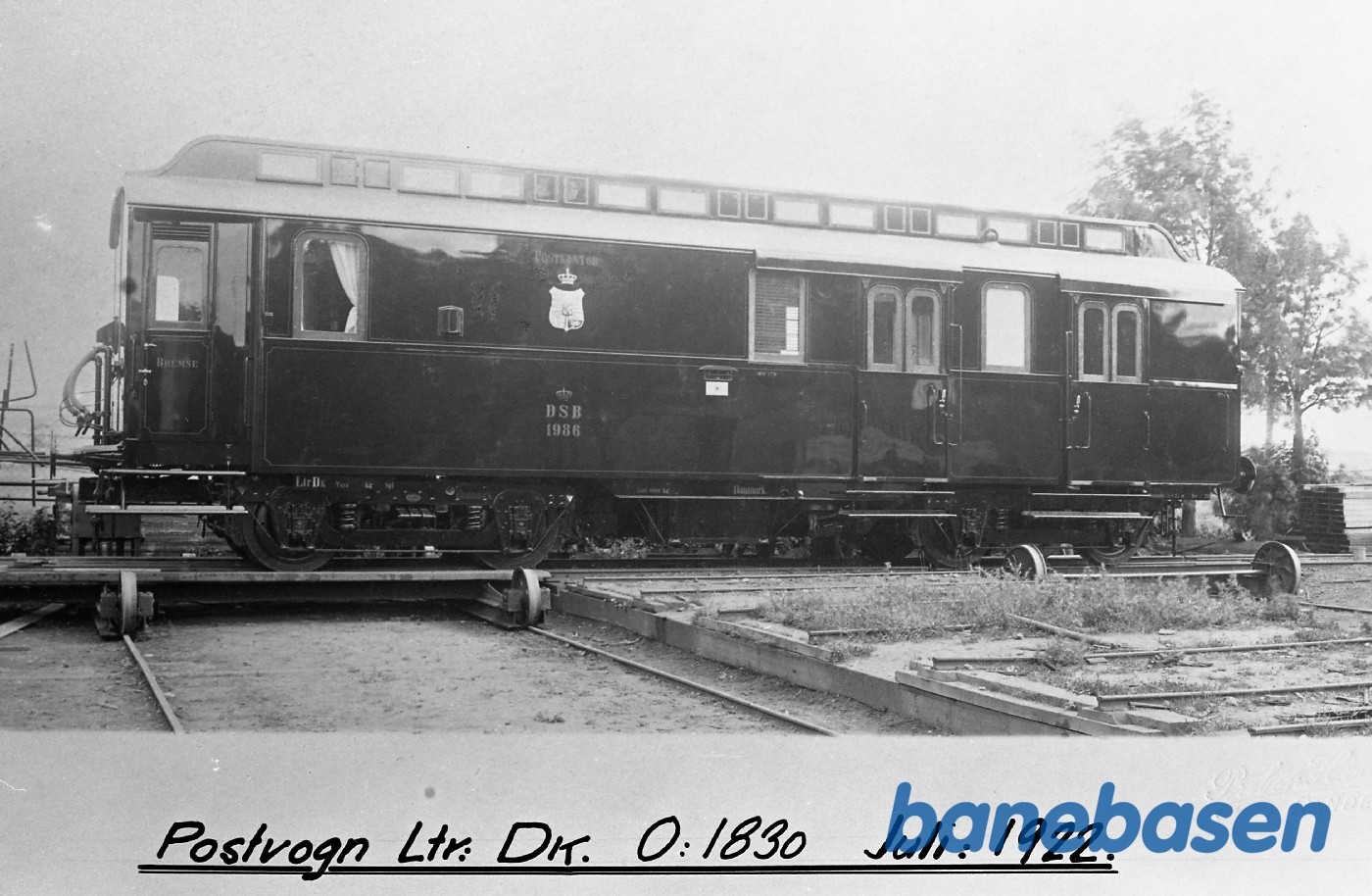 DSB Postvogn Ltr DK DSB Postvogn Ltr DK