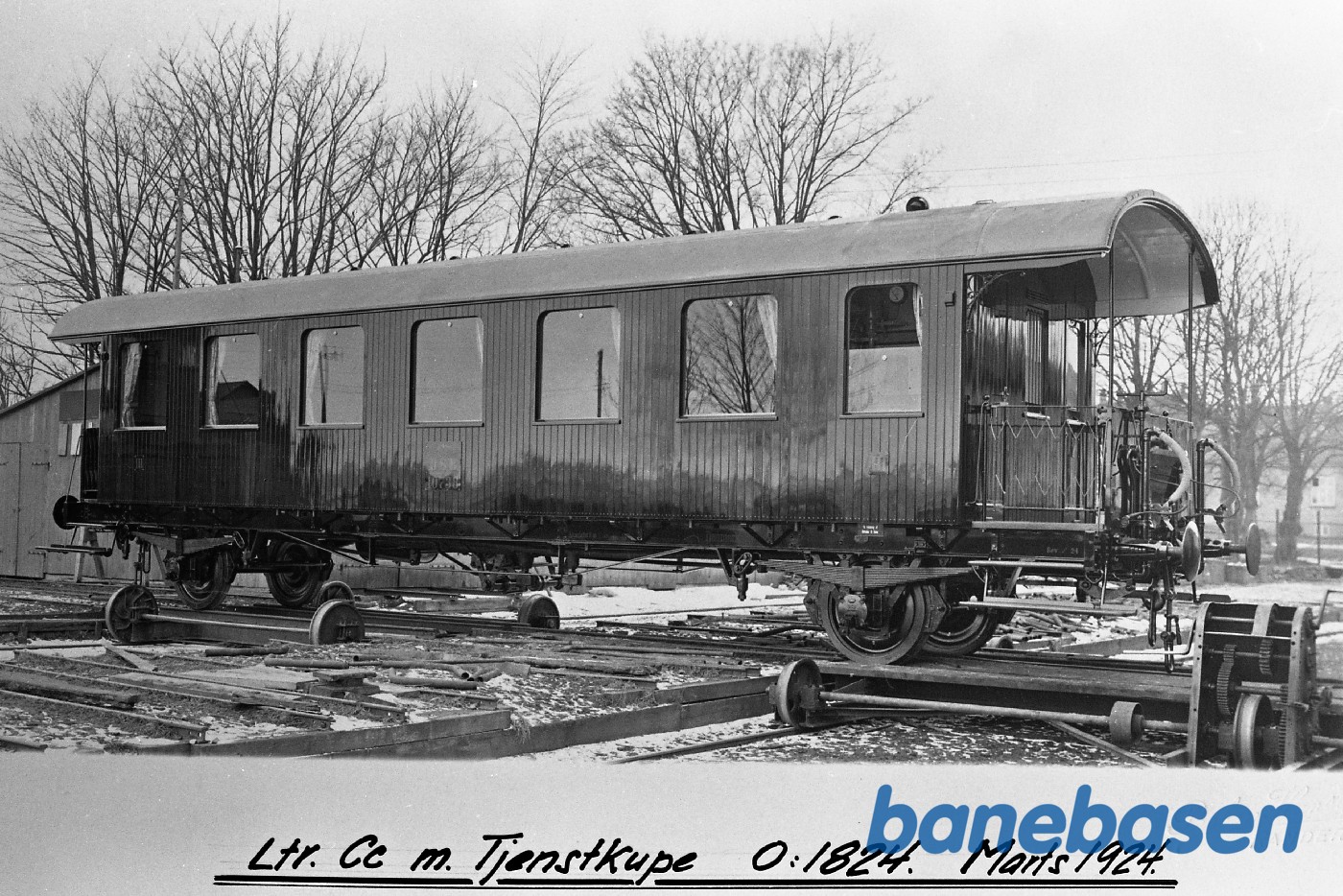 DSB III kl. personvogn med Tjenstkupe Ltr. CC DSB III kl. personvogn med Tjenstkupe Ltr. CC