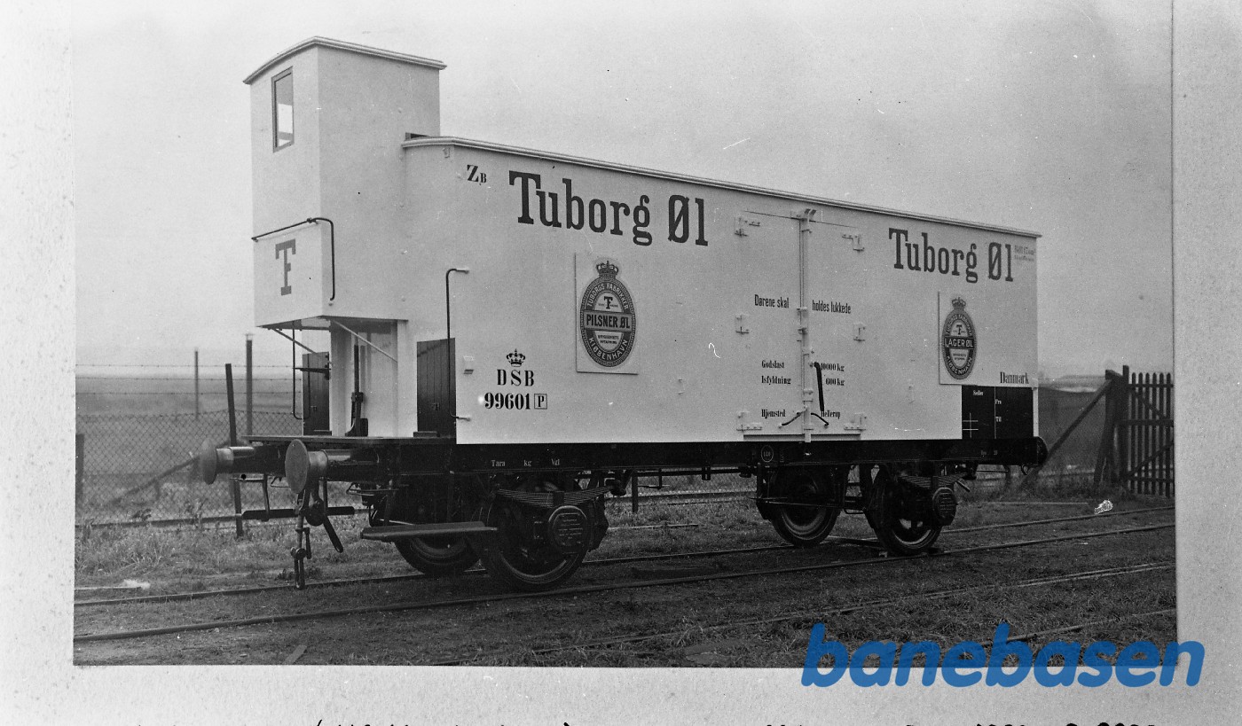 Lukket godsvogn tilhørende Tuborg Lukket godsvogn tilhørende Tuborg