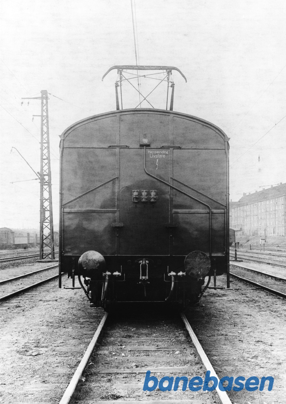 Den "blinde" ende på en S-togsmotorvogn af 1. generation Den "blinde" ende på en S-togsmotorvogn af 1. generation