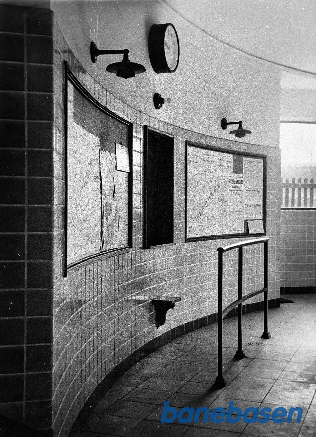 Billetsalget på Lyngbyvej station (nuv. Ryparken) Billetsalget på Lyngbyvej station (nuv. Ryparken)