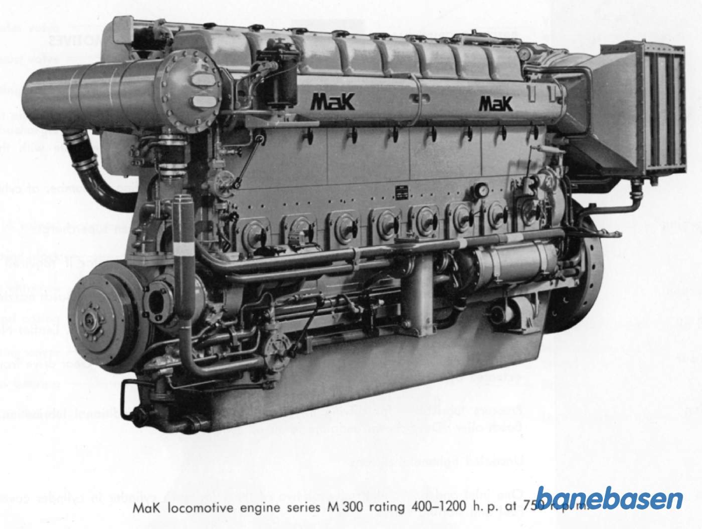 MaK motor type MA301