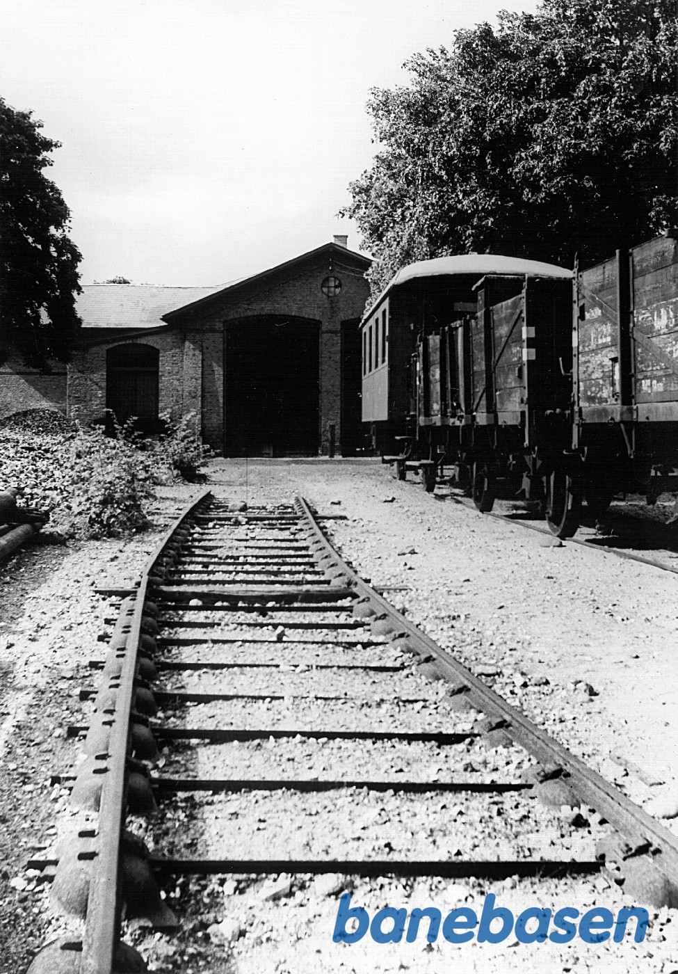 Rest af grydespor fra banens første tid Rest af grydespor fra banens første tid