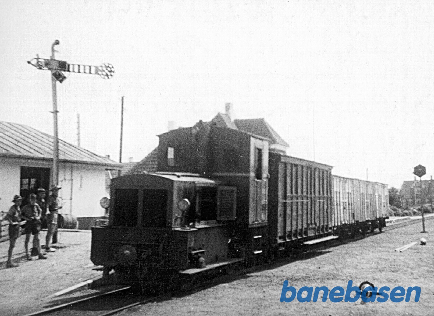 Godstog mod Sandvig Godstog mod Sandvig