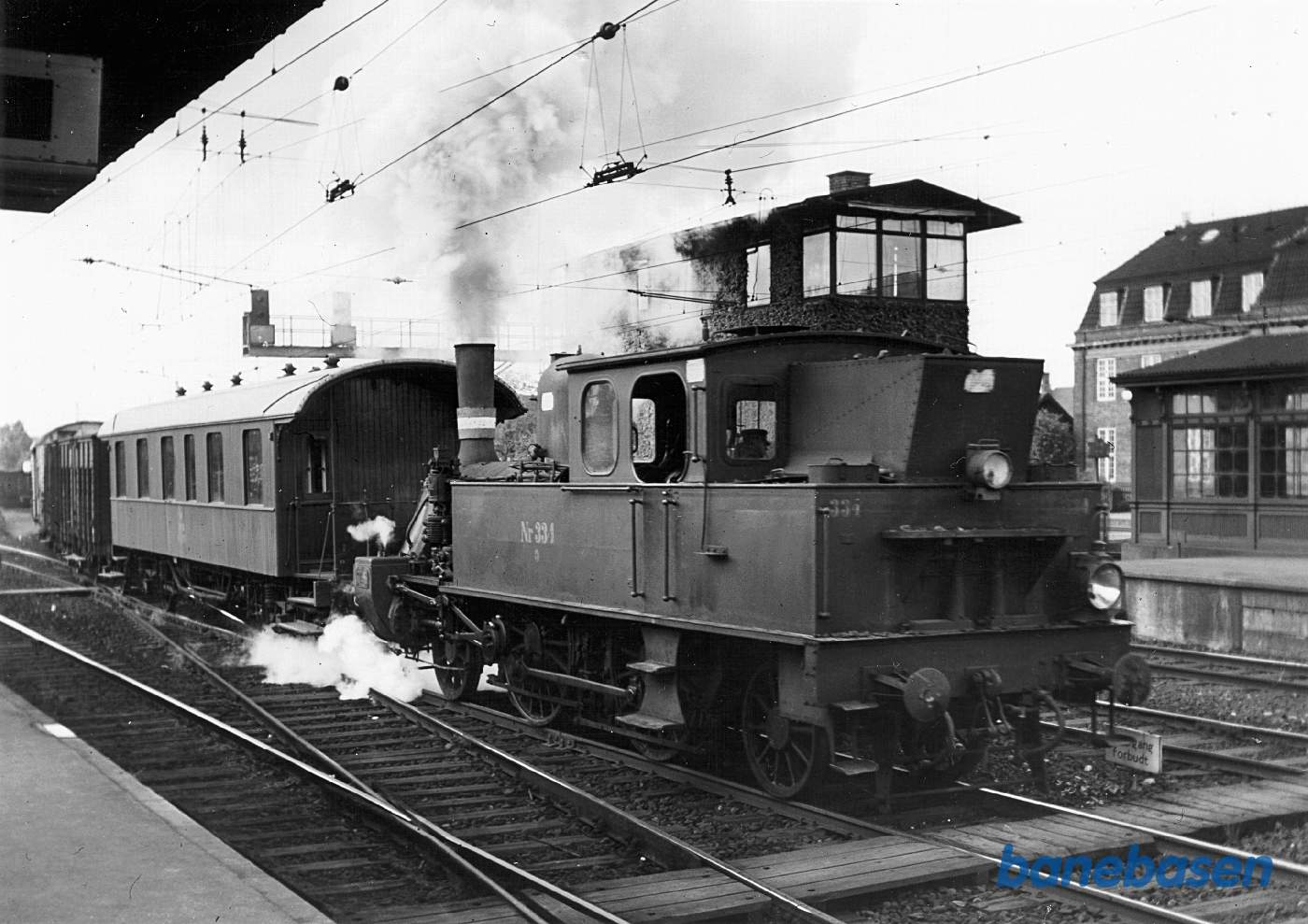 Godstog afgår mod Lersøen og Københavns Godsbanegård