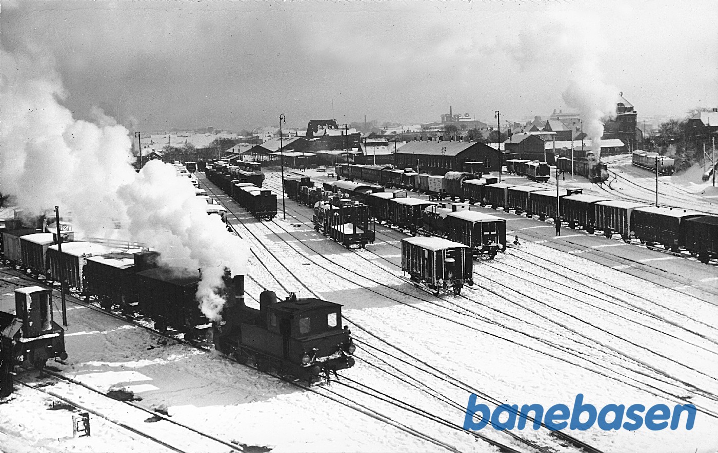 Rangering med godsvogne Rangering med godsvogne