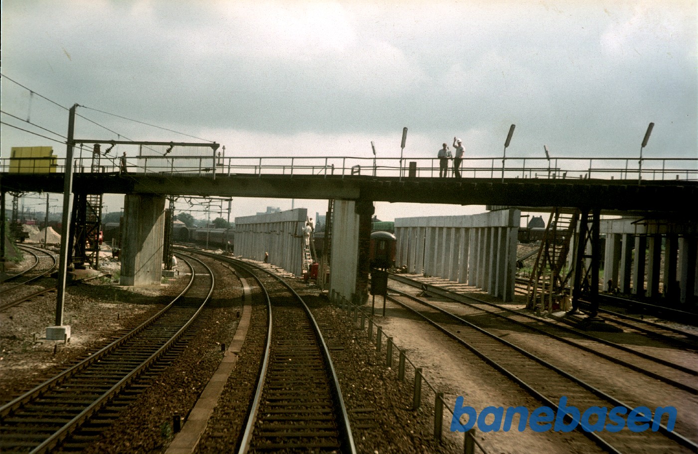 Bro for Køge Bugt S-banen under opførelse ved Belvedere Bro for Køge Bugt S-banen under opførelse ved Belvedere