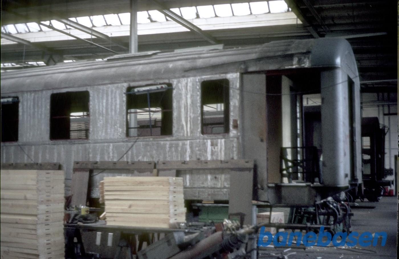 Bg-vogn (tidl. CC) med ny gavl Bg-vogn (tidl. CC) med ny gavl