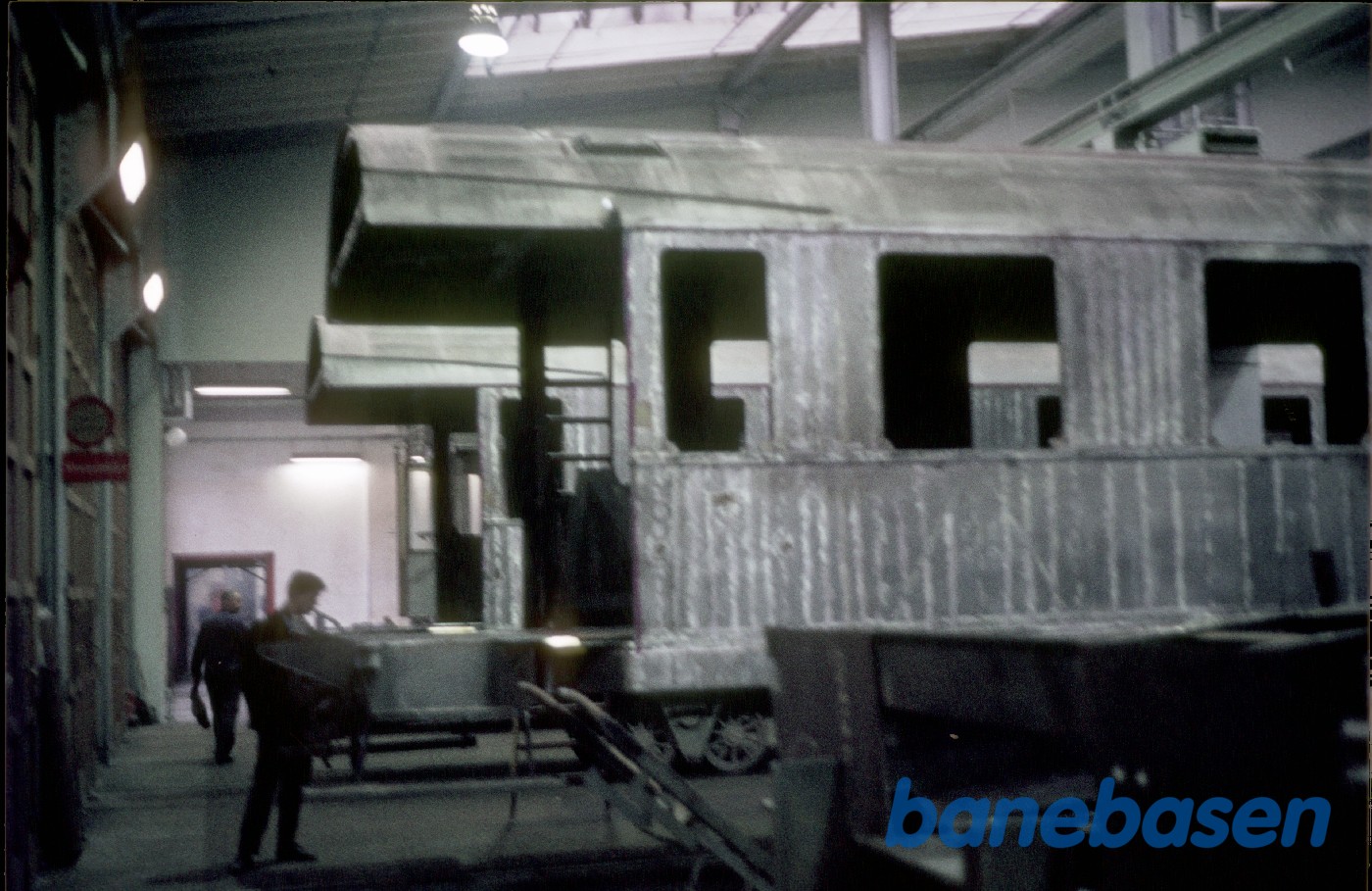 CC-vogn inden montage af ny gavl CC-vogn inden montage af ny gavl