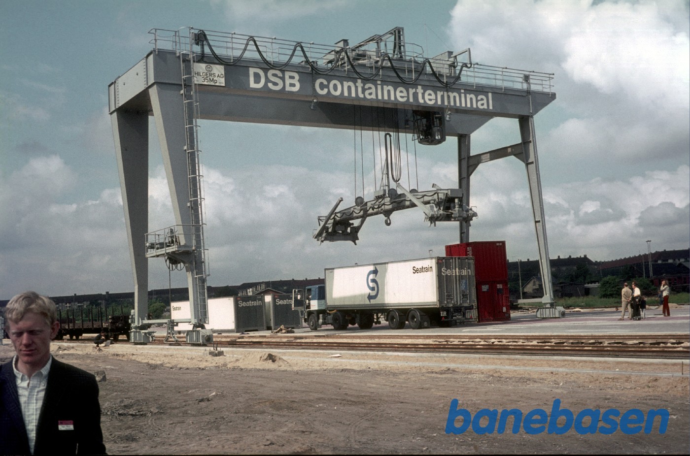 Containerterminalens store kran Containerterminalens store kran