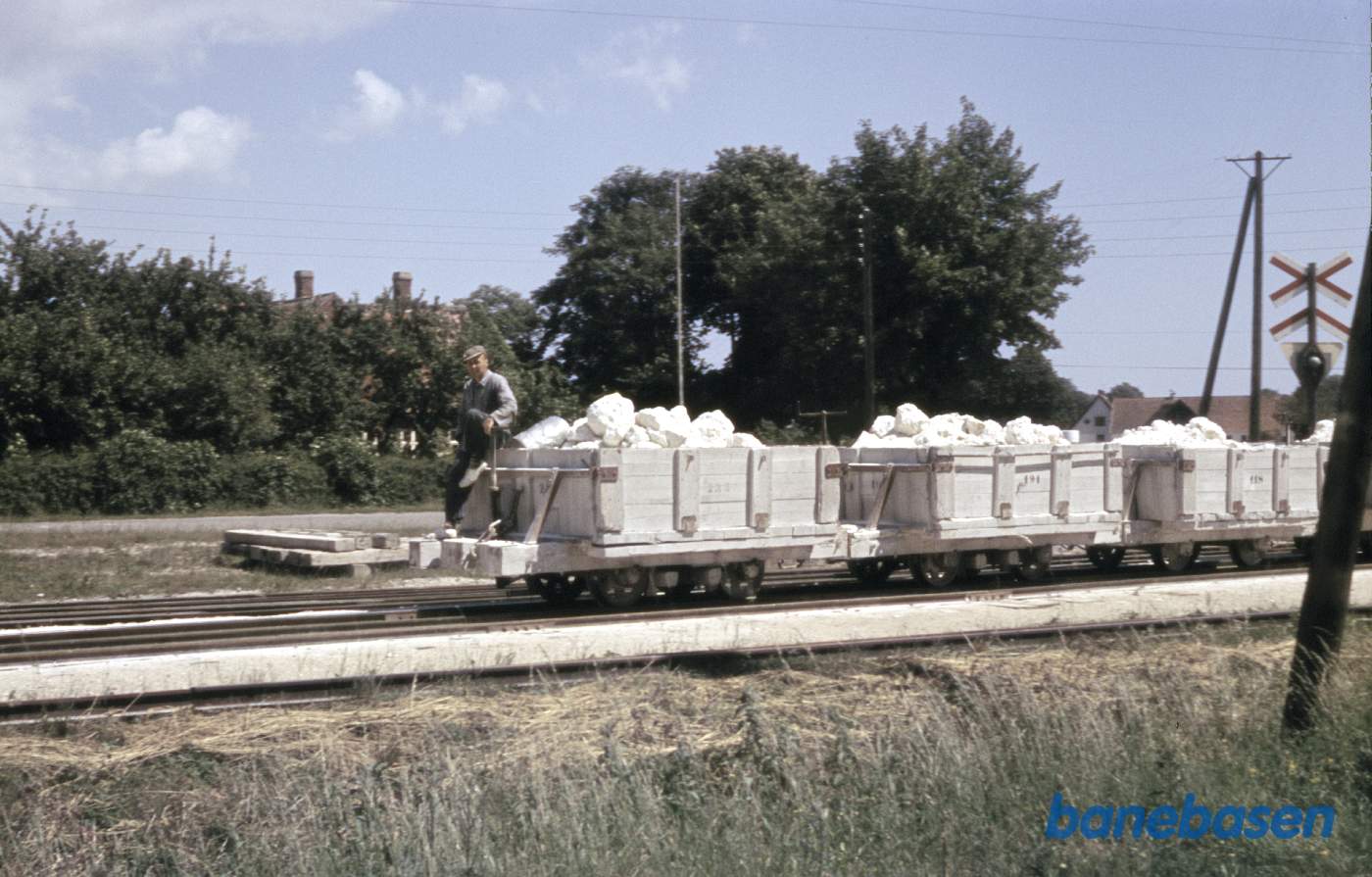 Bremser på tog mod Faxe Ladeplads i Stubberup