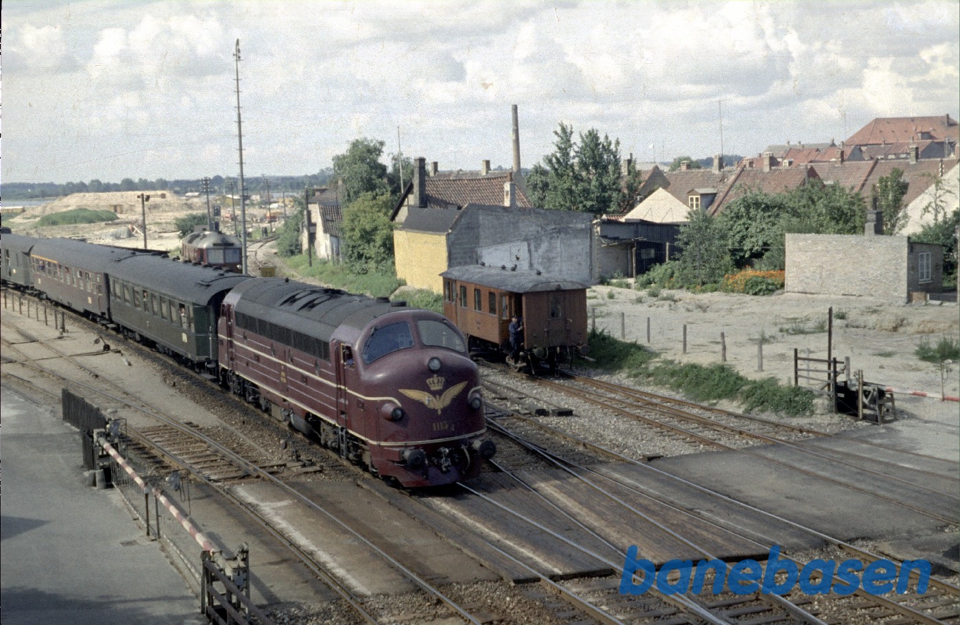 Paris-Skandianavien Express og Nord-West Express ankommer fra Gedser Paris-Skandianavien Express og Nord-West Express ankommer fra Gedser