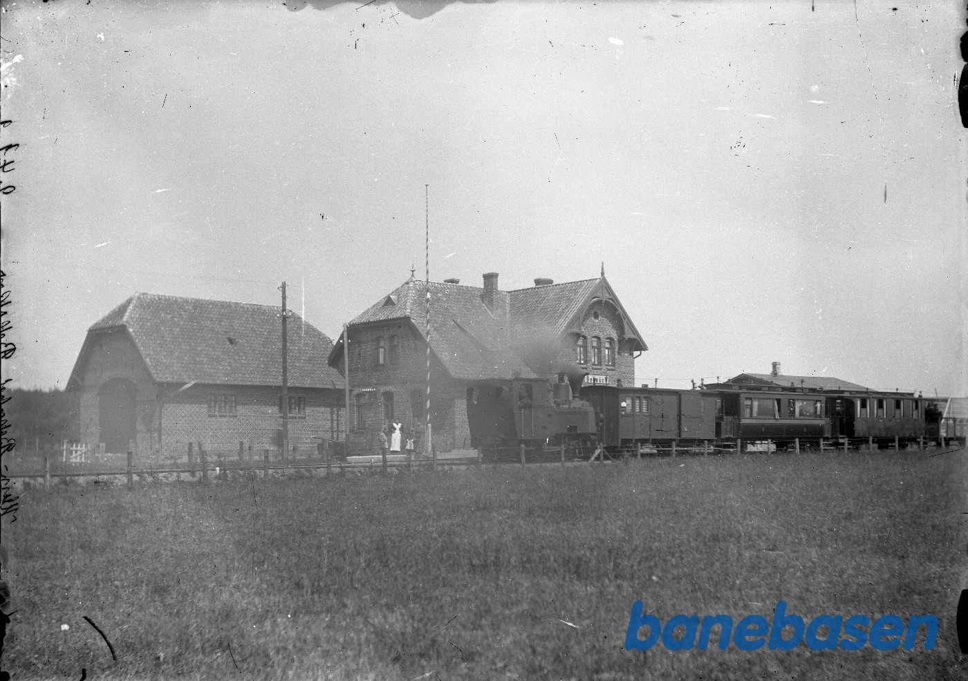 Tog på Bækskov (Bekskov) st. i tysk tid Tog på Bækskov (Bekskov) st. i tysk tid