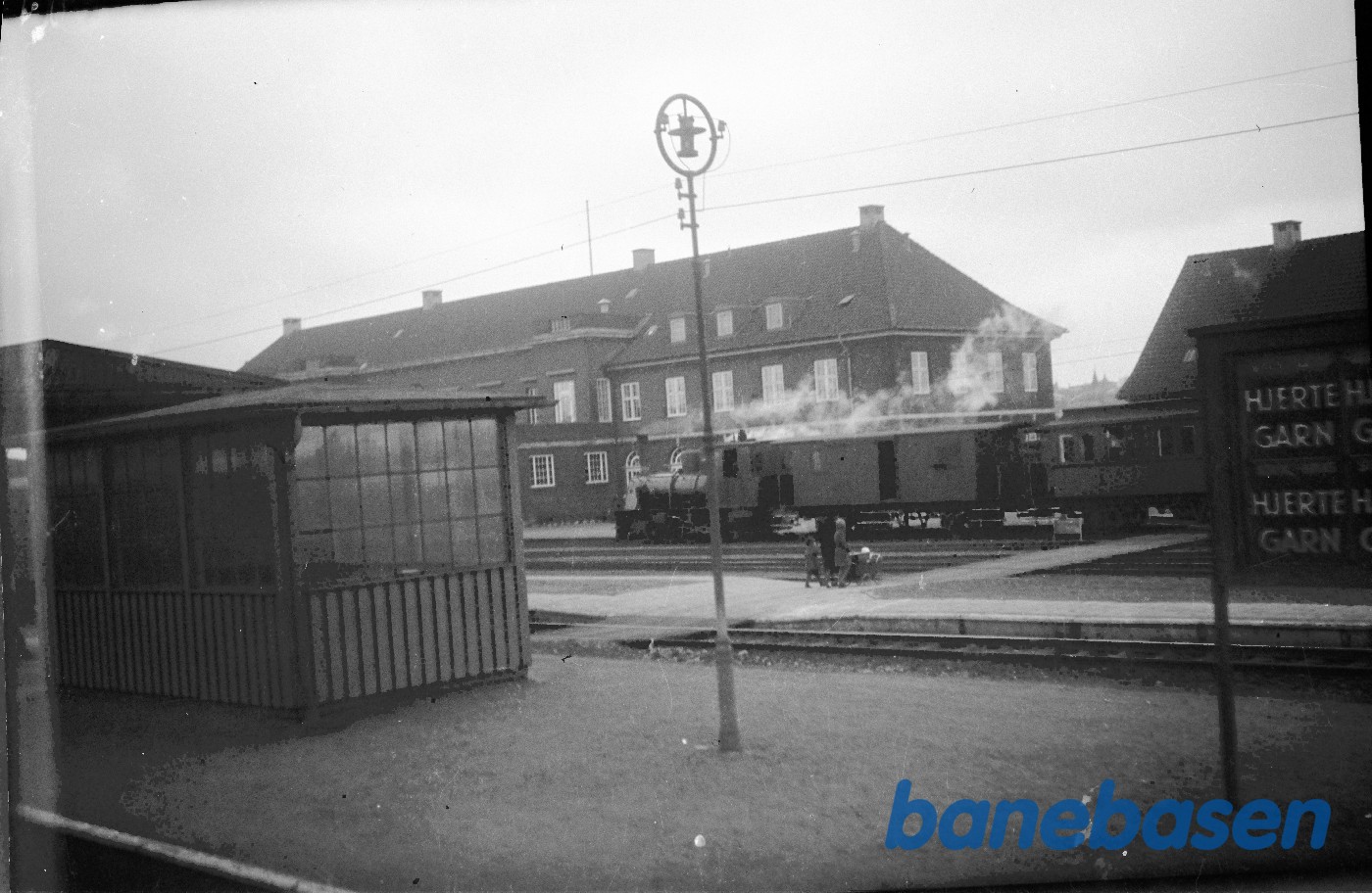 Tog fra Odder ankommer til Horsens DSB-station Tog fra Odder ankommer til Horsens DSB-station