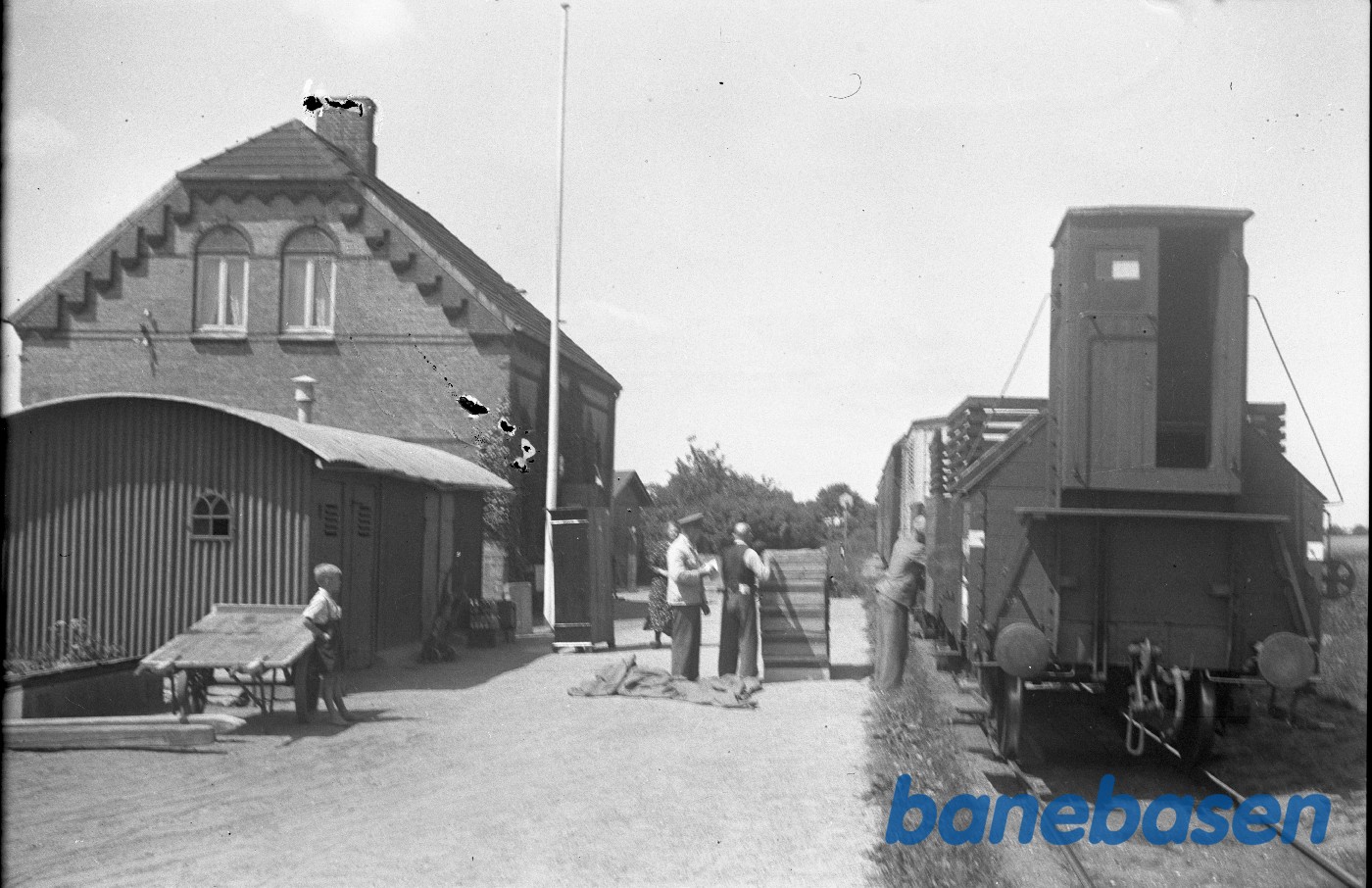 Godsudlæsning fra blandettog Godsudlæsning fra blandettog