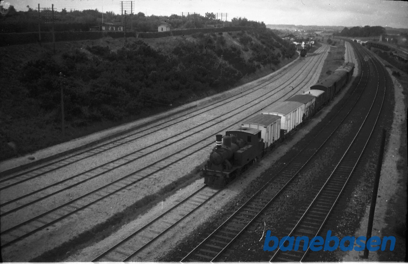 Blandettog nærmer sig Aarhus. Blandettog nærmer sig Aarhus.