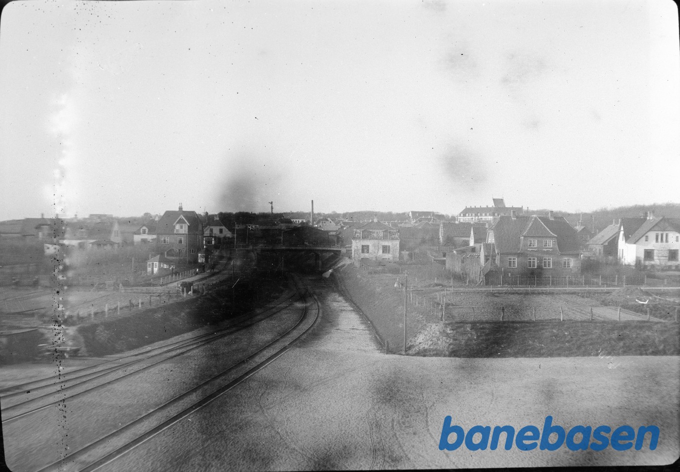 Vestenden af st. inden anlægget af HA. Vestenden af st. inden anlægget af HA.